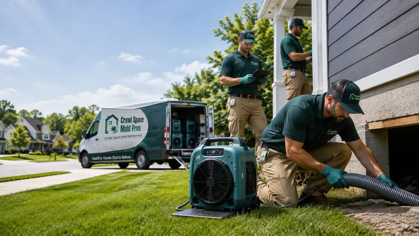 Crawl Space Mold Removal in Burlington, TX